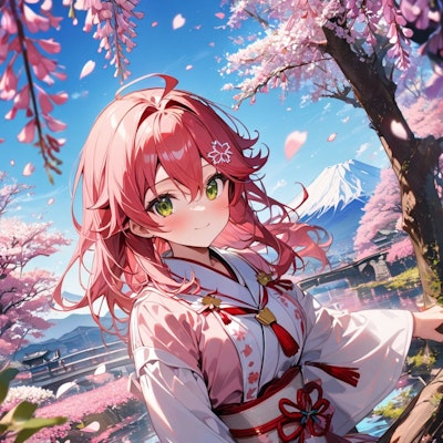 桜舞い散るさくらみこ【Vtuber・さくらみこ】