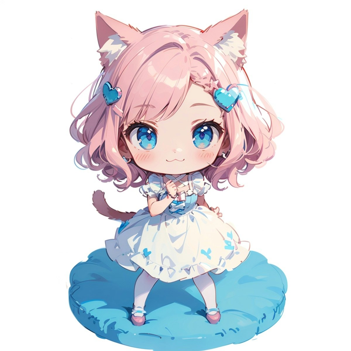 ちびねこ少女 | chichi-pui（ちちぷい）AIイラスト専用の投稿＆生成サイト