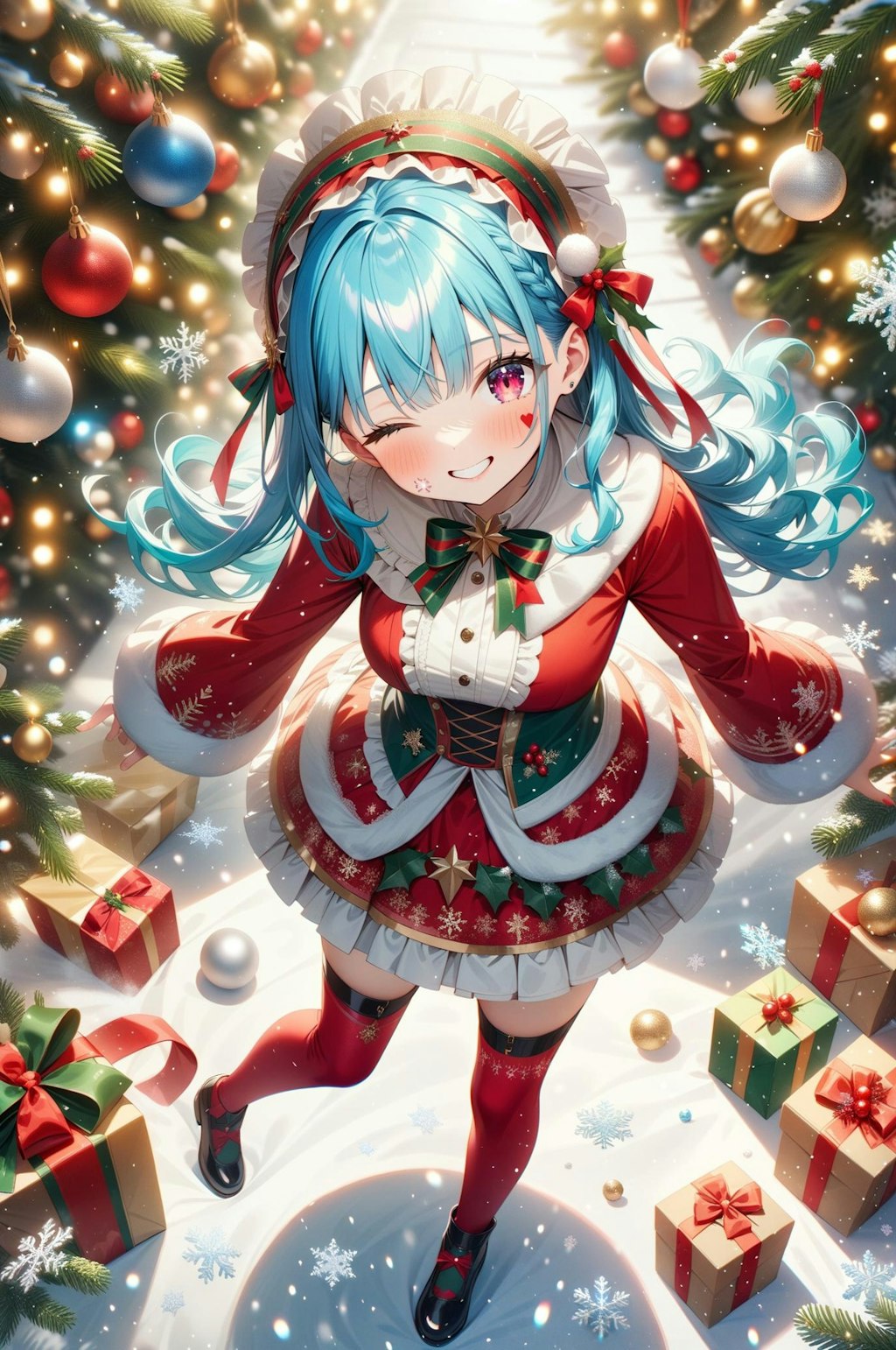 ちちぷいにもクリスマス来たねぇ♪ スーパーメイド