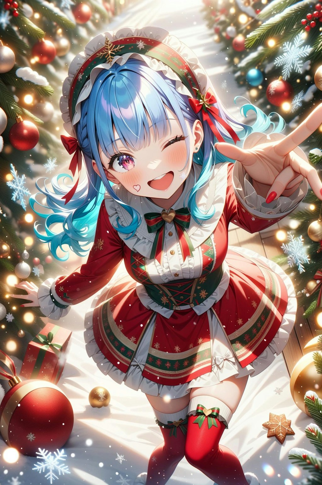 ちちぷいにもクリスマス来たねぇ♪ スーパーメイド