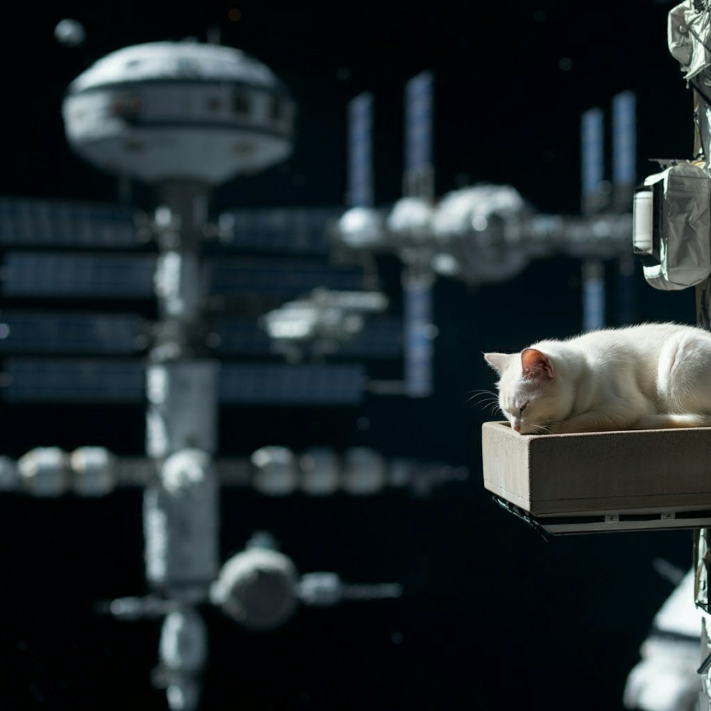 Space Colony & Cat