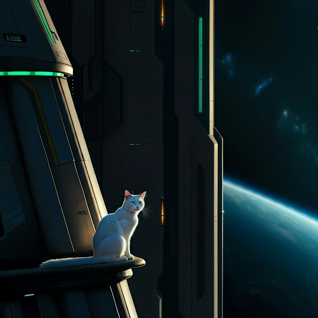 Space Colony & Cat