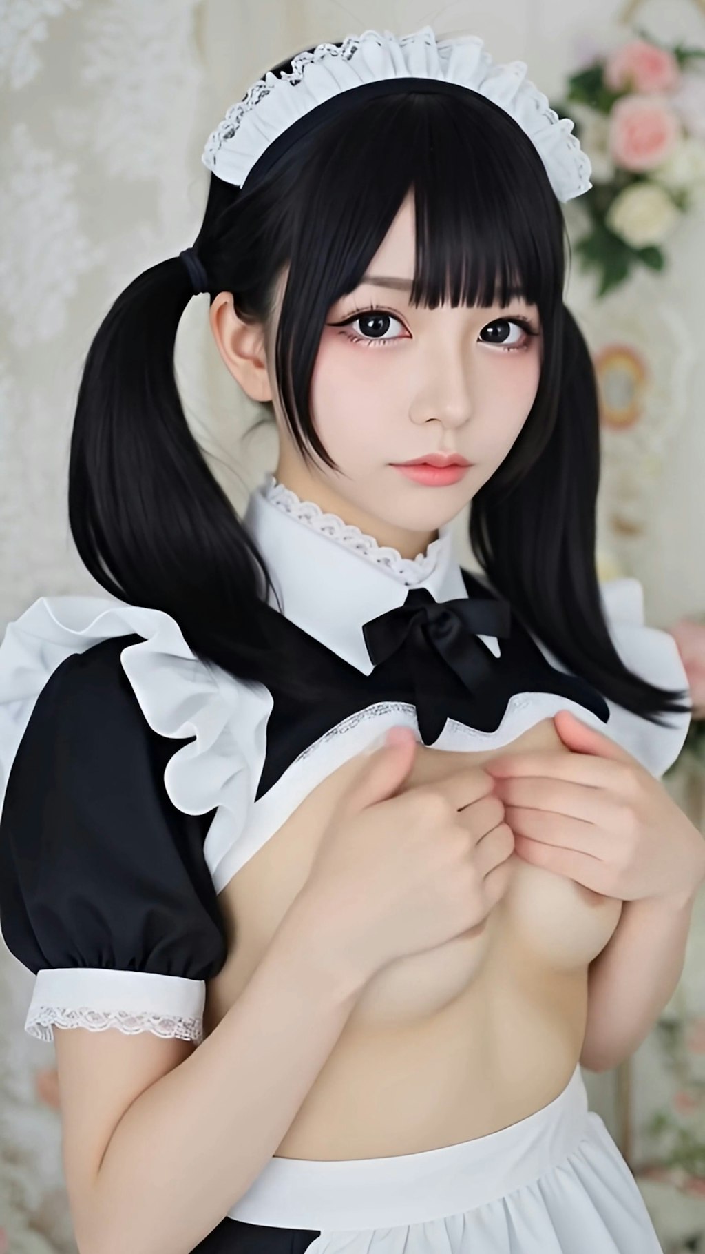 メイド服ぽろり12連発