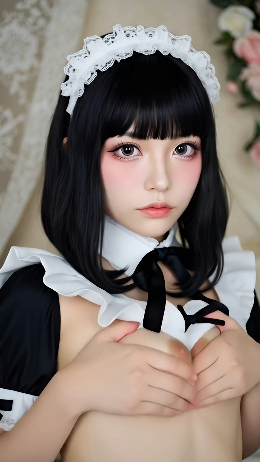メイド服ぽろり12連発