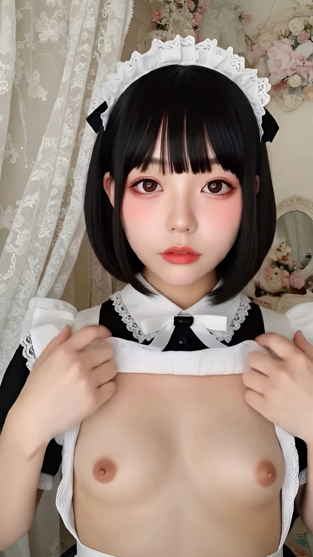 メイド服ぽろり12連発