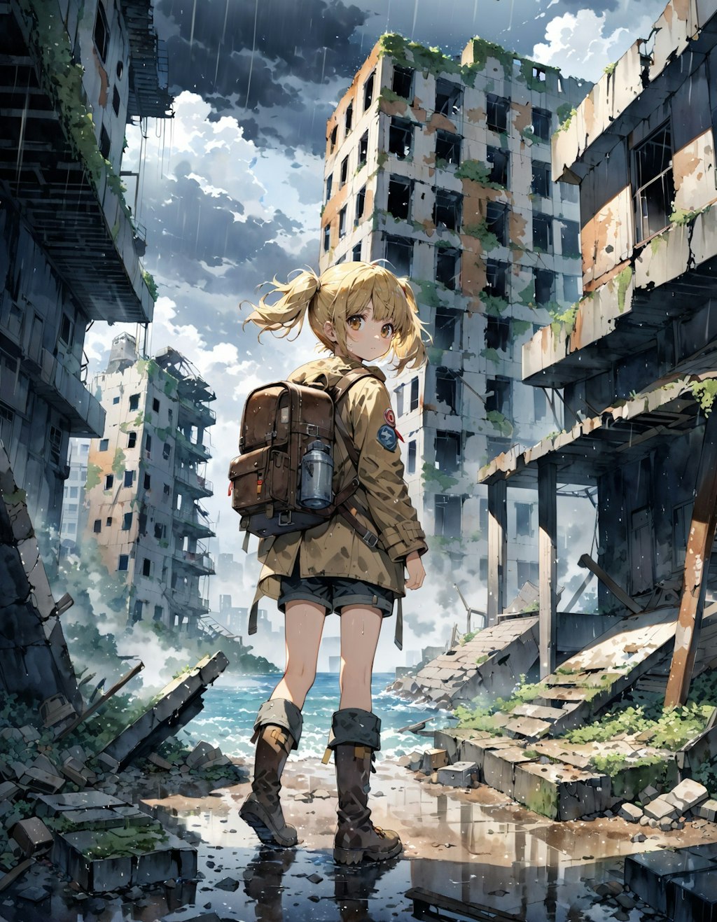 旅人の少女