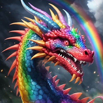 虹色の竜