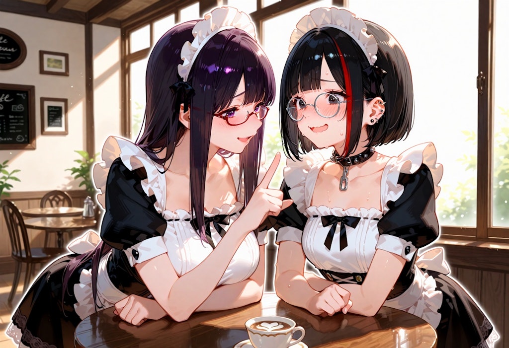 新人メイド教育。