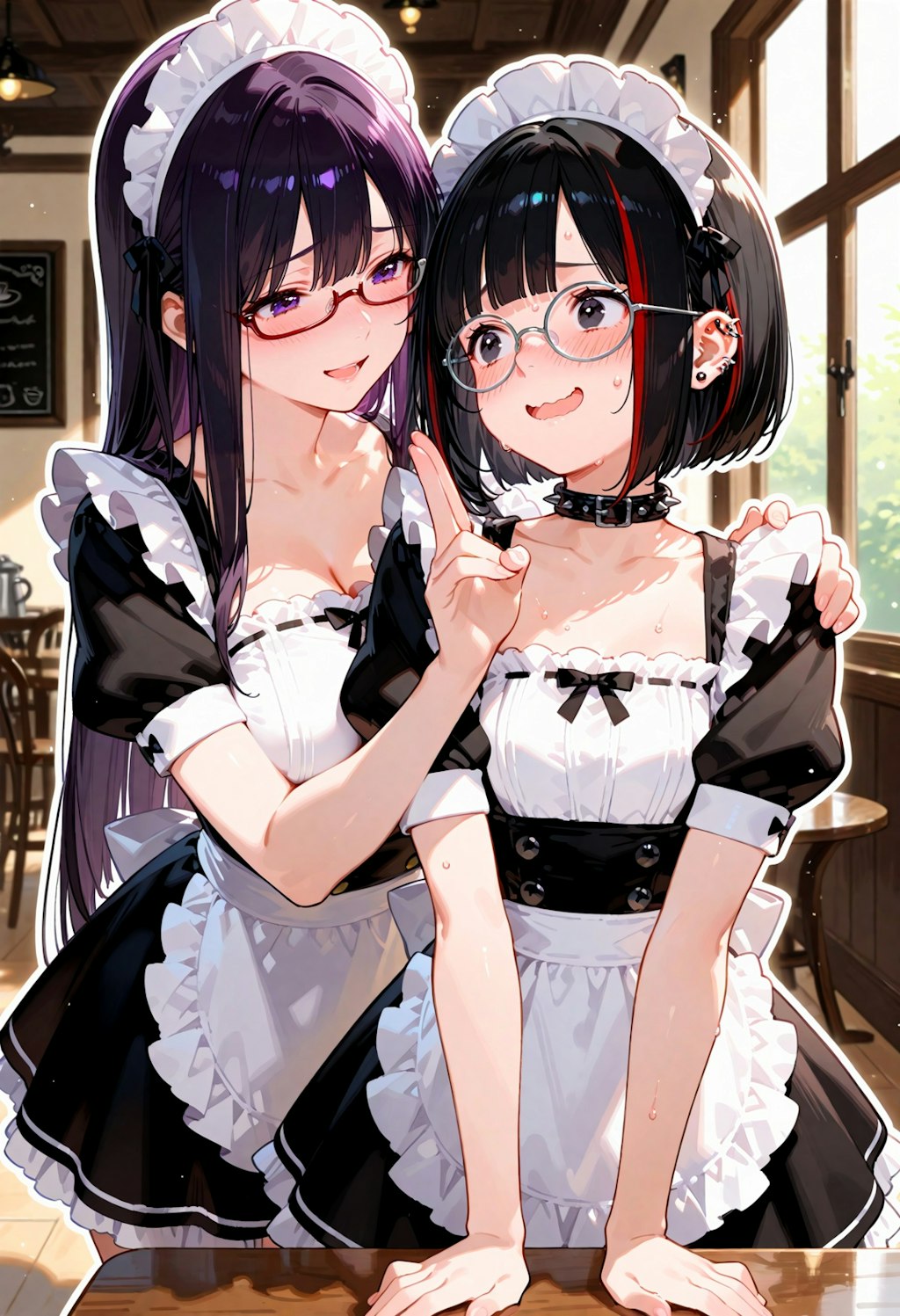 新人メイド教育。