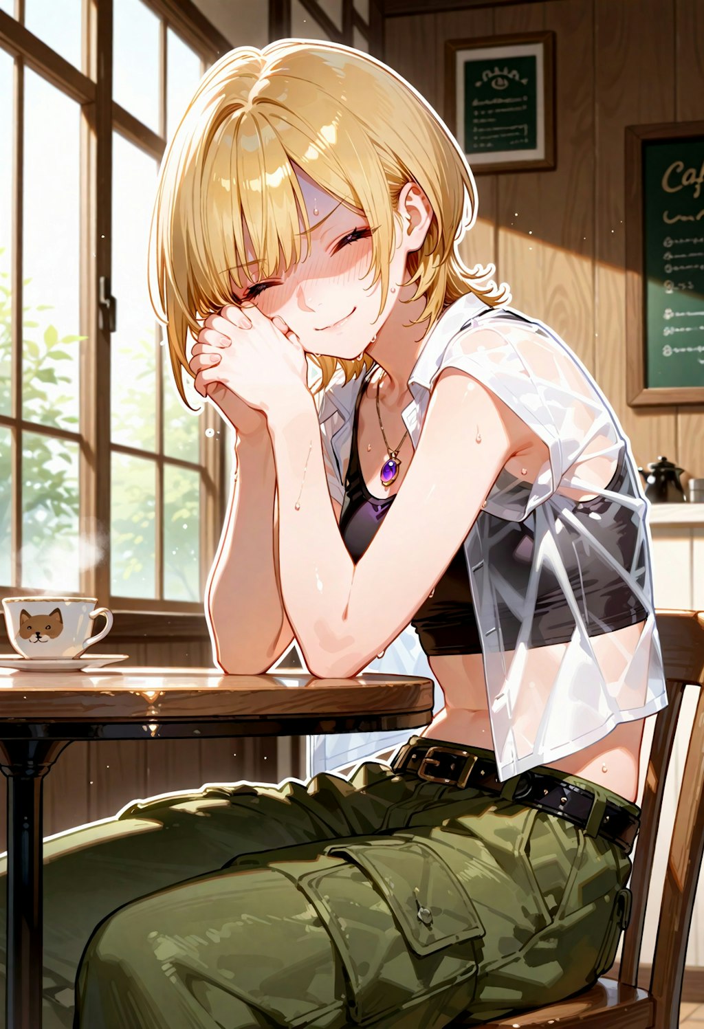 新人メイド教育。