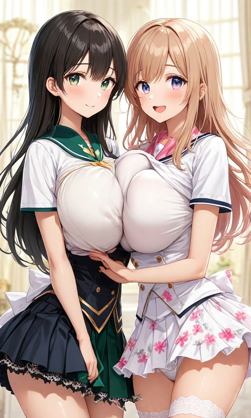 パンチラとセーラー服と女子高校生と