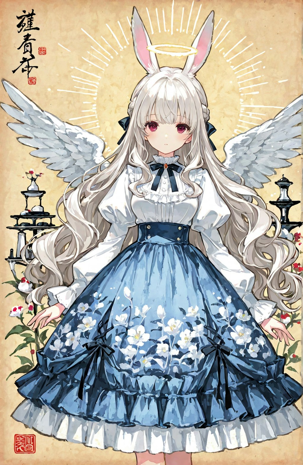 【ネタ】墨絵天使エリアーヌ