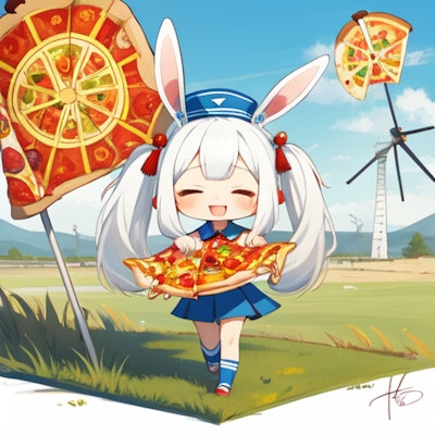 ピザの進軍