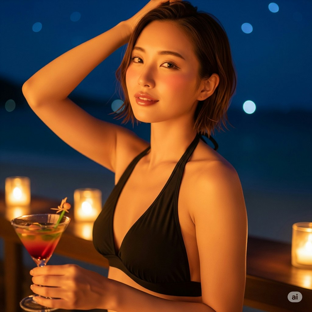海の家のママ