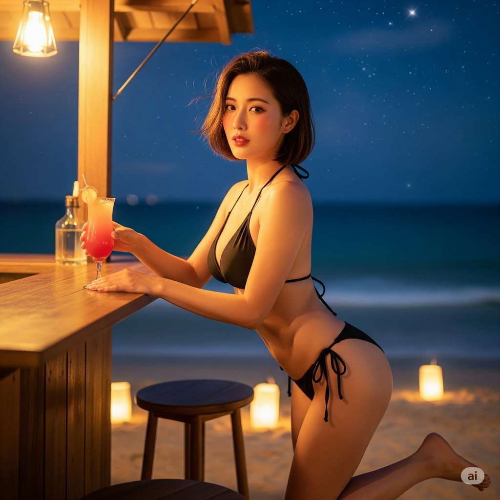 海の家のママ