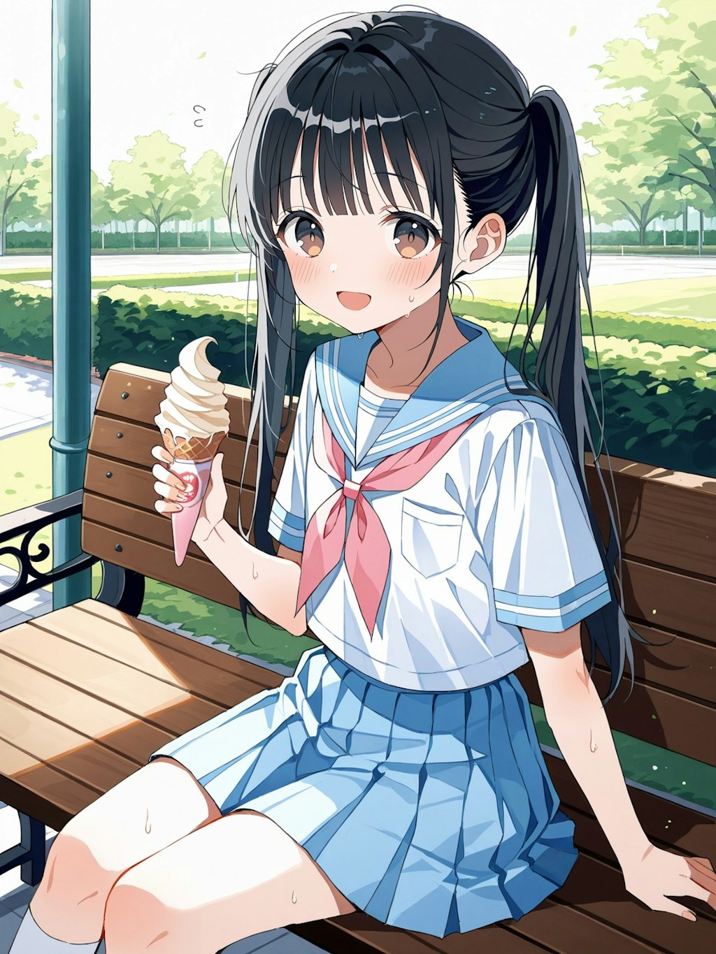 アイス美味しいね♡