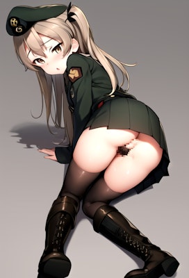 軍服少女