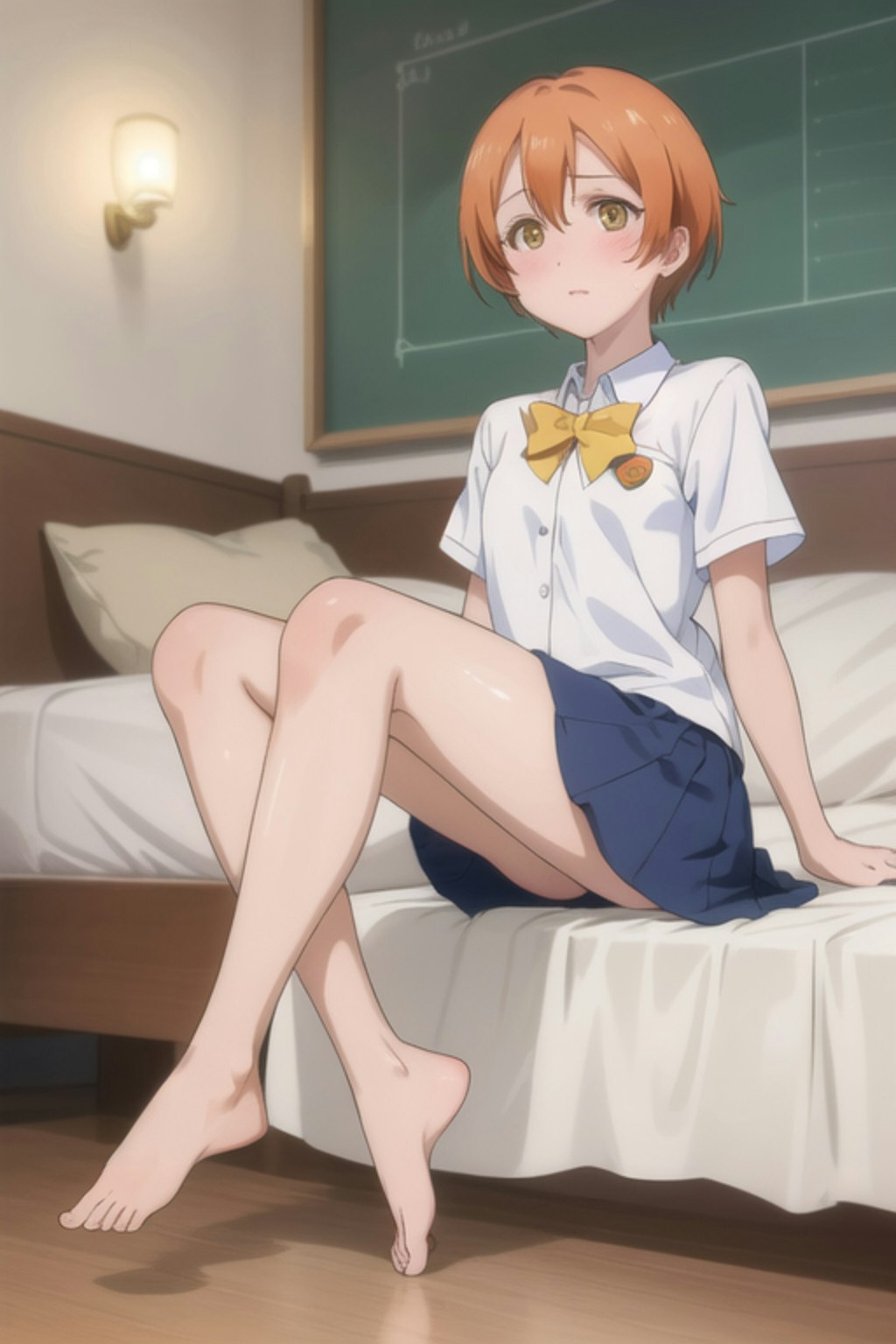 学生服とナマ足　その1