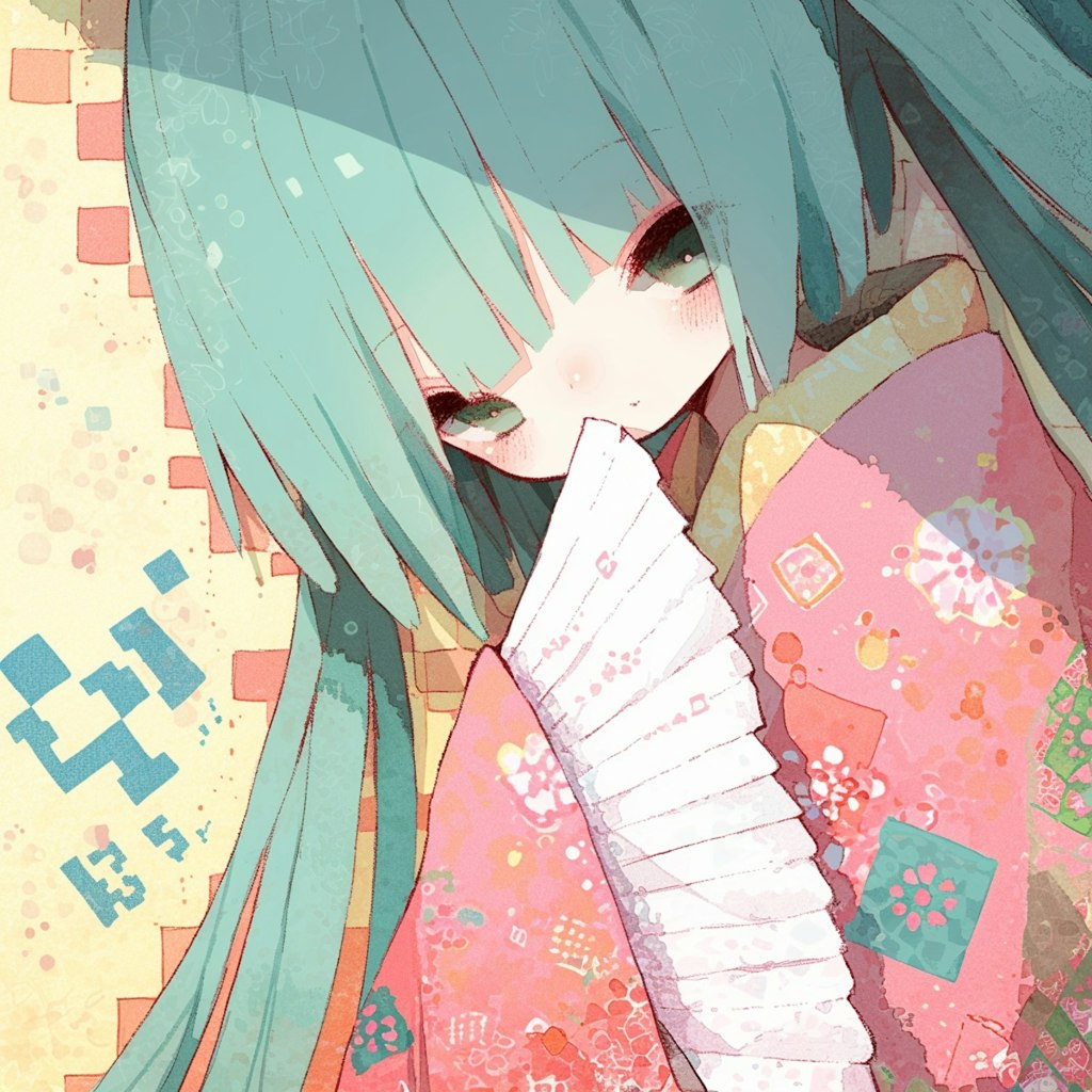 初音の装い