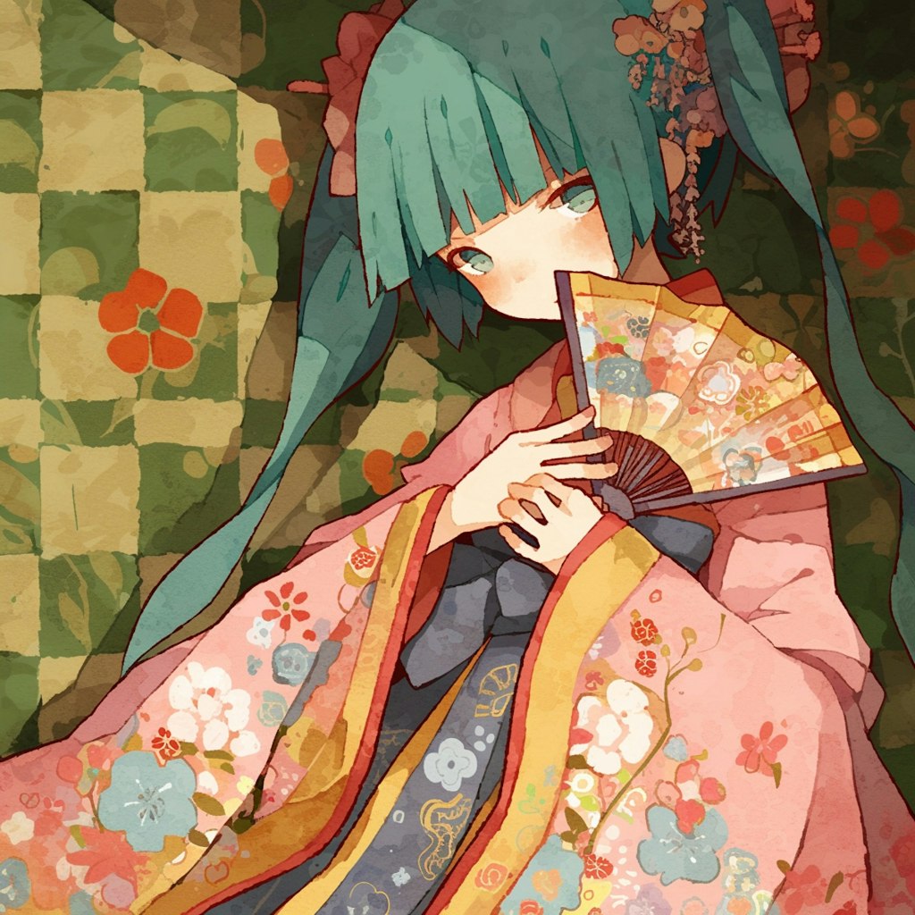 初音の装い