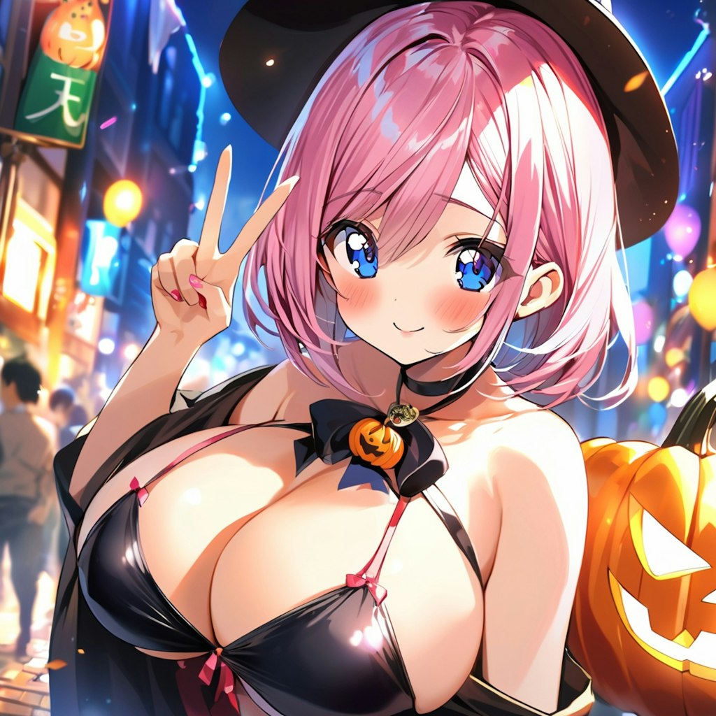 看板娘：マナ・テティス　ハロウィン編