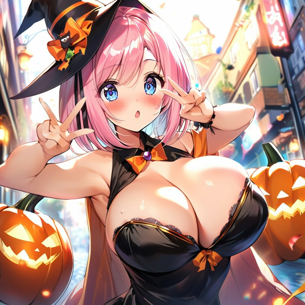 看板娘：マナ・テティス　ハロウィン編