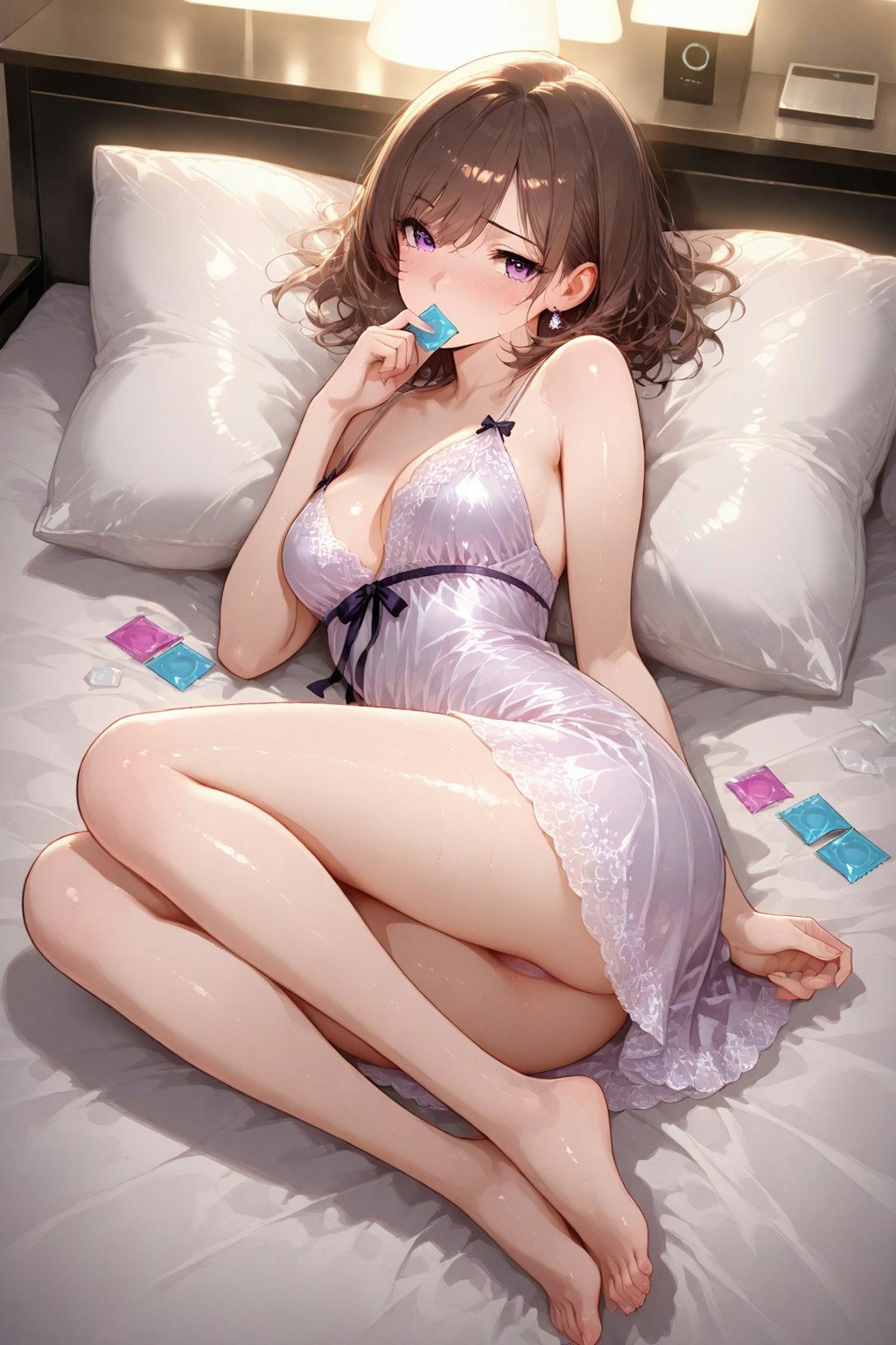 先輩？い、一応持ってきたんですけど…