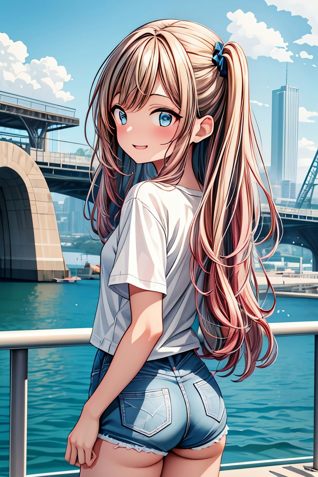 海×女の子