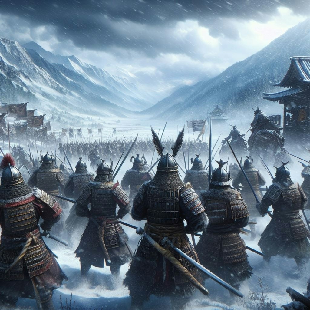 関ヶ原の雪合戦