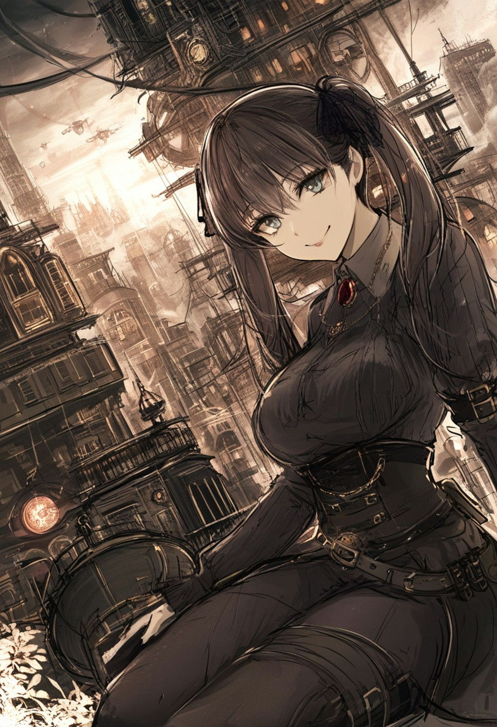 steampunk girl