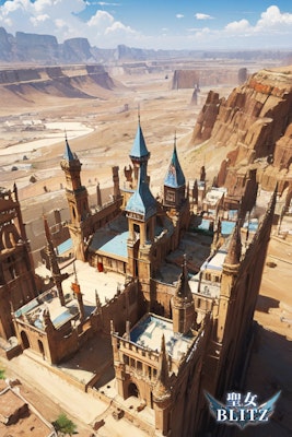 砂漠の城