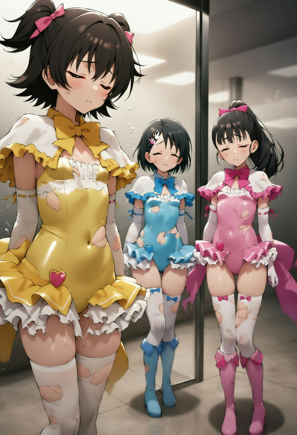 魔法少女を3人も捕まえた！