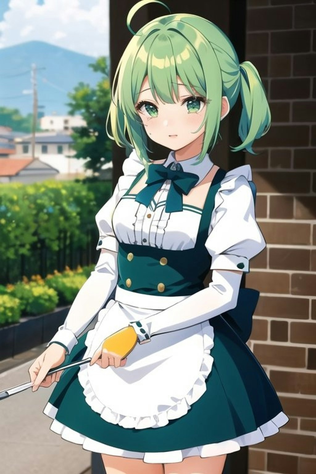 不安なメイド