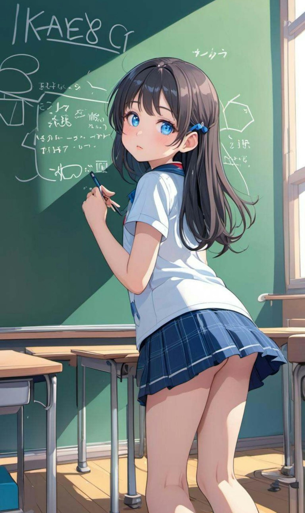 アナリストの小さな女の子