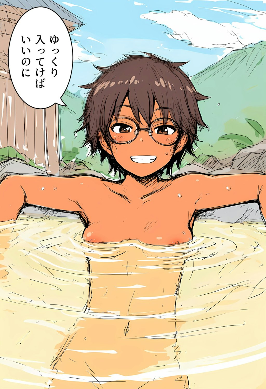まずは胸で遊ばれちゃうボーイッシュちゃんです