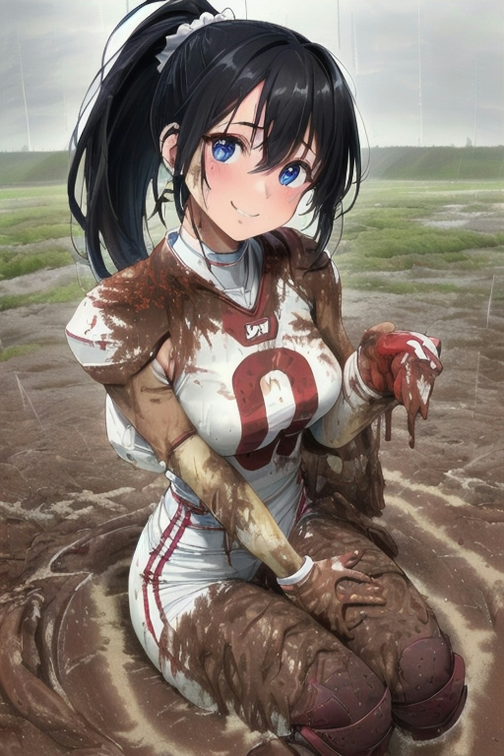 🏈泥まみれの女子アメフト 52