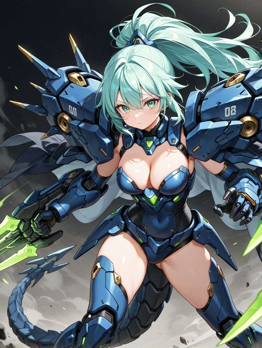 青龍のメカ娘