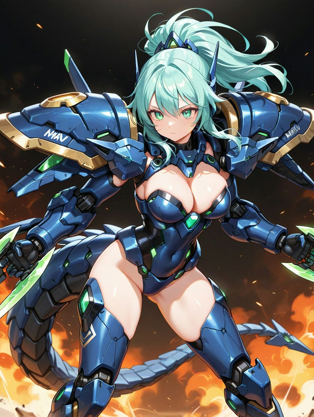 青龍のメカ娘