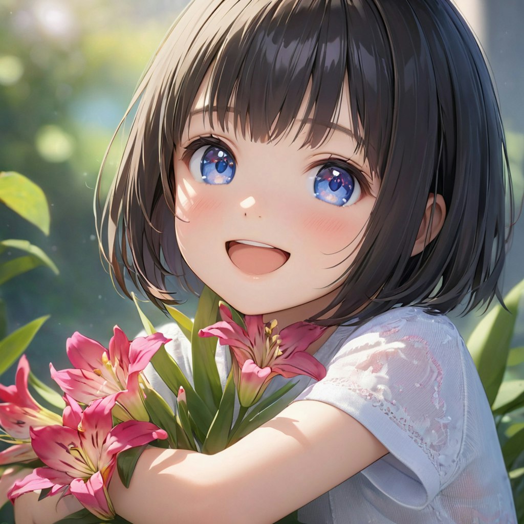 今日の誕生花はアルストロメリア