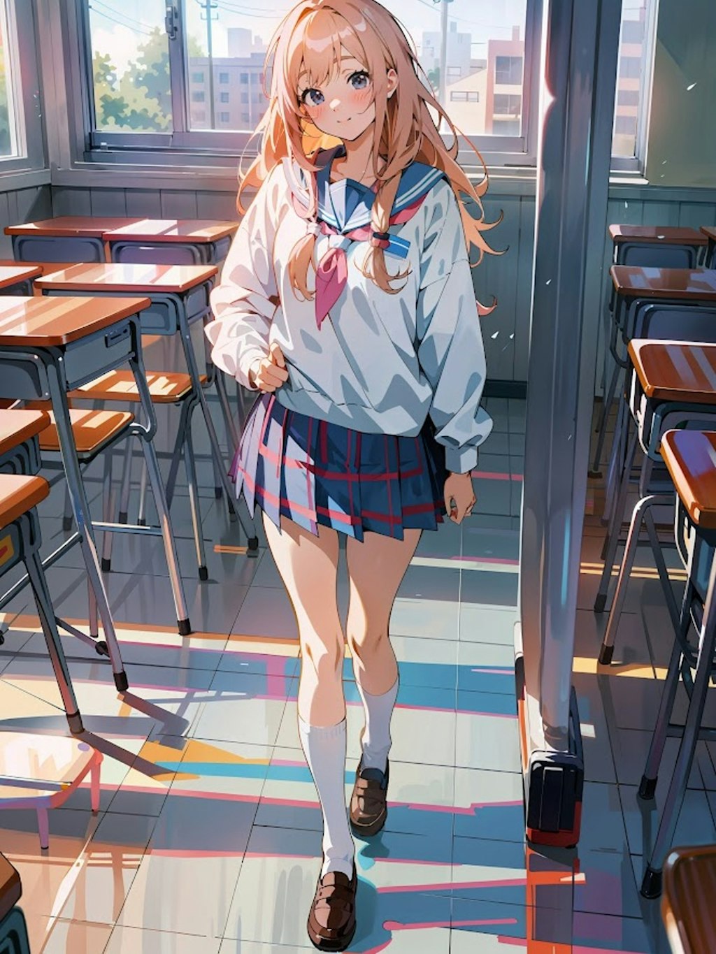 学生服の女の子