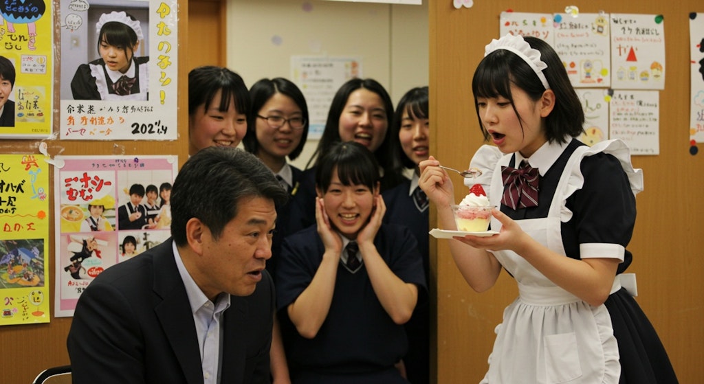 文化祭でメイド喫茶