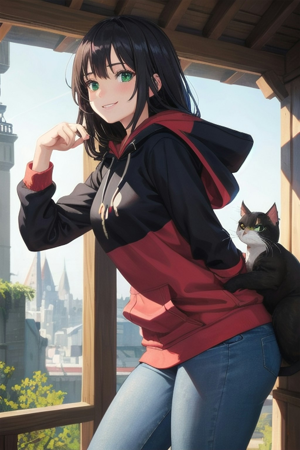 猫と彼女