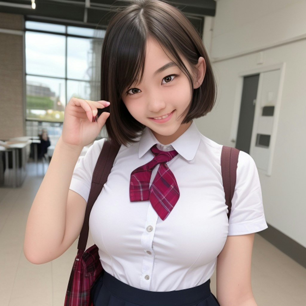 美少女図鑑no 3【制服】 Chichi Pui（ちちぷい）aiグラビア・aiフォト専用の投稿サイト