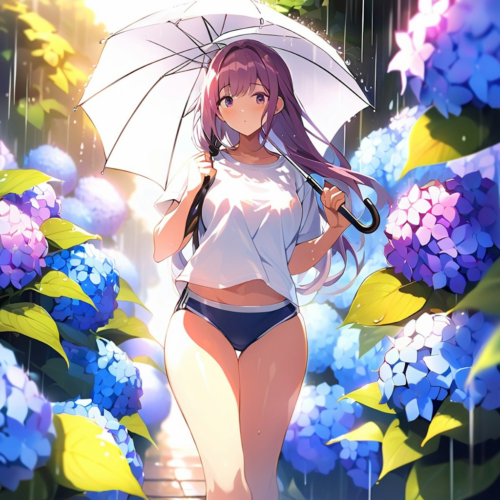 梅雨ブルマ再び