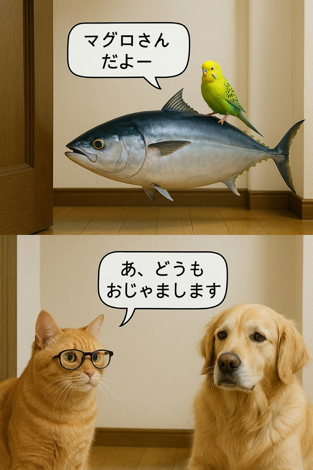 いぬとねこといんこのぼつがぞう