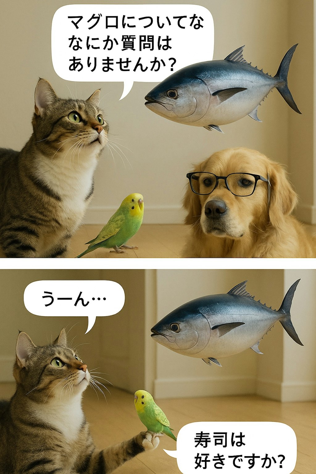 いぬとねこといんこのぼつがぞう