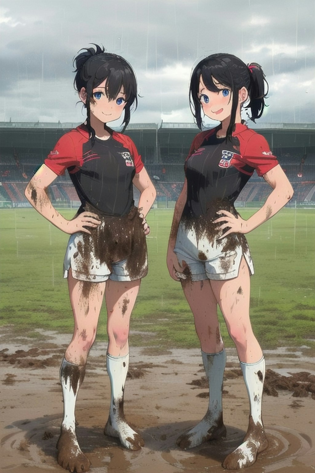 🏉泥まみれの女子ラグビー 63