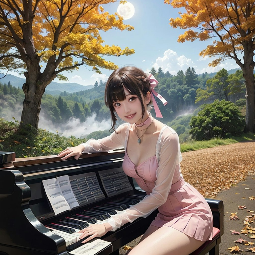 森のピアノ7（枯葉）