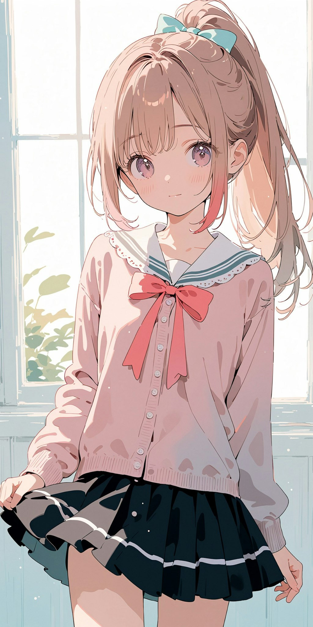 制服カーディガン
