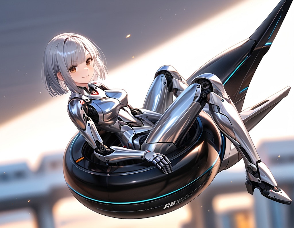 hovering vehicleメカ子